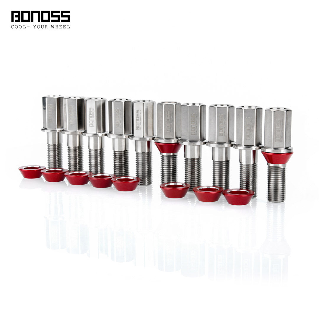 BONOSS Forged Titanium Ti-6Al-4V Wheel Bolts – Unrivaled Strength · Aerospace-Grade Performance