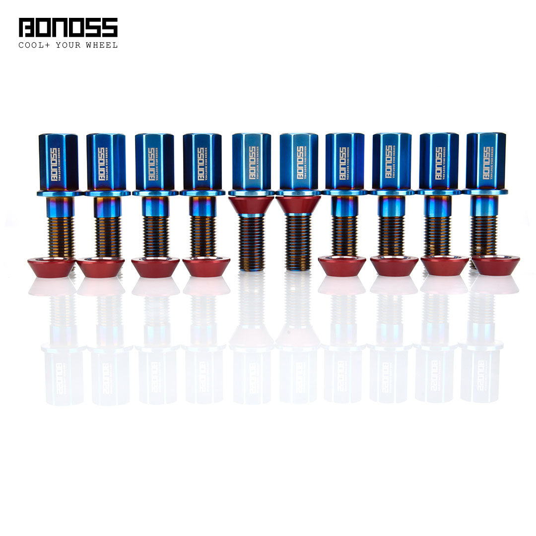 BONOSS Forged Titanium Ti-6Al-4V Wheel Bolts – Unrivaled Strength · Aerospace-Grade Performance